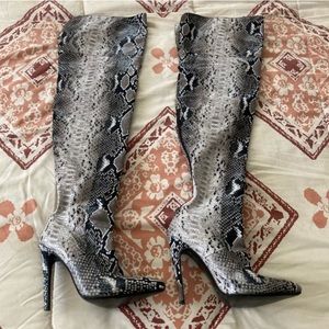 *Snakeskin Boots